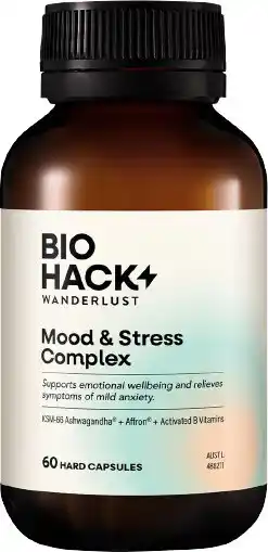 healthylife Biohack Wanderlust Mood & Stress Complex 60 Capsules offer