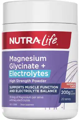 healthylife Nutra-Life Magnesium Glycinate + Electrolytes Watermelon offer