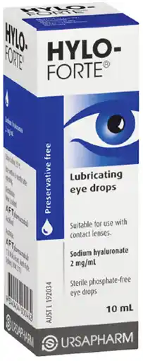 healthylife Hylo Forte Lubricating Eye Drops Preservative Free offer
