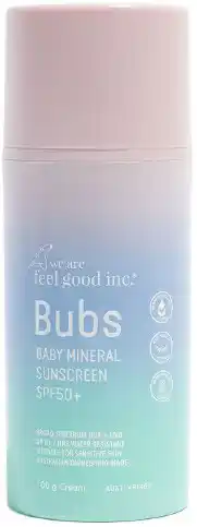 healthylife We Are Feel Good Inc. Bubs Baby Mineral Sunscreen SPF50+ offer