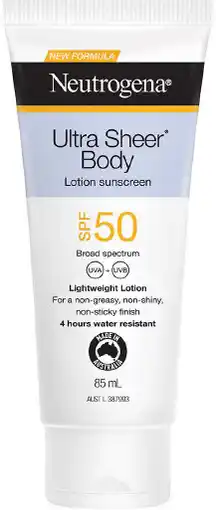 healthylife Neutrogena Ultra Sheer Body Lotion Sunscreen SPF50 offer