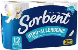 IGA Sorbent 3 Ply Toilet Tissue Selected Varieties offer
