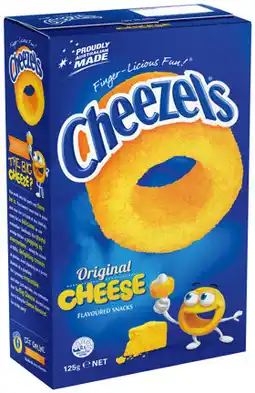 IGA Cheezels Box 125g or Thins Wedges Sweet Chilli & Sour Cream 120g Selected Varieties offer
