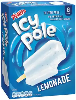 IGA Peters Icy Pole Selected Varieties offer