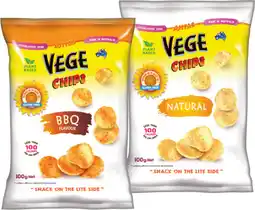 IGA Ajitas Vege Chips 100g or Rice Crackers 75g Selected Varieties offer