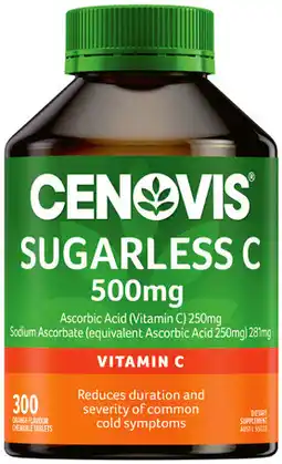 IGA Cenovis Sugarless C 500mg Vitamin C Tablets offer