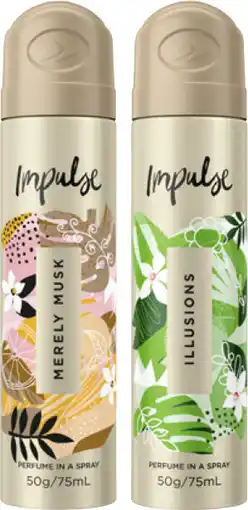 IGA Impulse Body Spray Selected Varieties offer