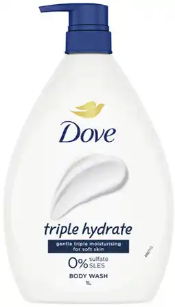 IGA Dove Body Wash Selected Varieties offer