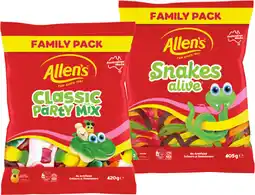 IGA Allen’s Lollies Family‑420g Selected Varieties offer
