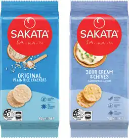 IGA Sakata Rice Crackers Selected Varieties offer