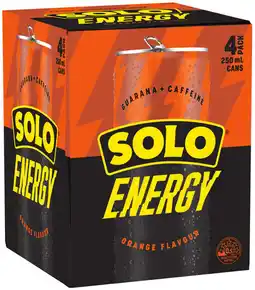 IGA Solo Energy Drink Selected Varieties offer