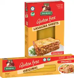 IGA San Remo Gluten Free Pasta 200‑350g Selected Varieties offer