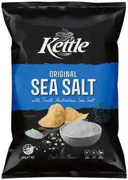 IGA Kettle Potato Chips Selected Varieties offer