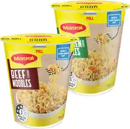 IGA Maggi Cup Noodles 58‑65g Selected Varieties offer