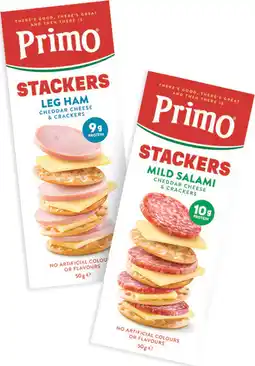 IGA Primo Stackers 45‑57g Selected Varieties offer