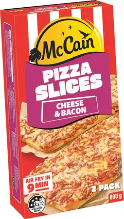 IGA McCain Pizza Slices Selected Varieties offer