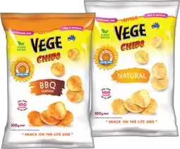 IGA Ajitas Vege Chips 100g or Rice Crackers 75g Selected Varieties offer