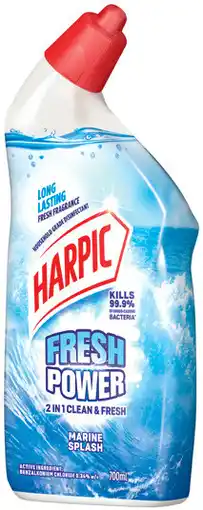 IGA Harpic Fresh Power Liquid Toilet Cleaner* Selected Varieties offer