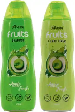 IGA Natures Organics Fruits Shampoo or Conditioner 500mL Selected Varieties offer