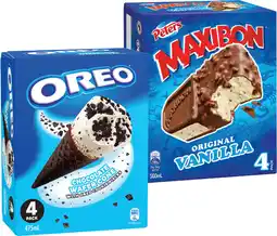 IGA Peters Maxibon, Oreo Ice Cream or Nestlé Kit Kat Ice Cream 4 Pack Selected Varieties offer