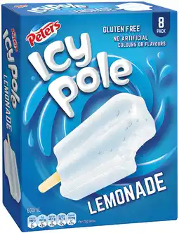 IGA Peters Lemonade Icy Pole Selected Varieties offer