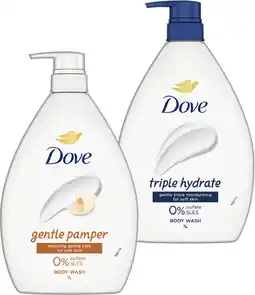 IGA Dove Body Wash Selected Varieties offer