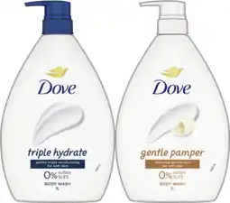 IGA Dove Body Wash Selected Varieties offer