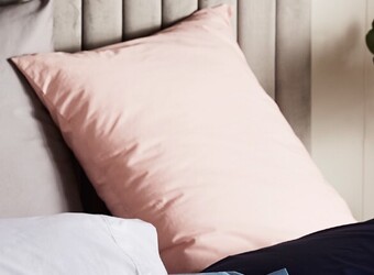 House & Home 250 Thread Count Cotton Rich Euro Pillow Case
