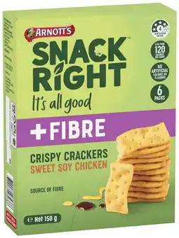 IGA Arnott’s Snack Right or Gold Crackers 90-110g Selected Varieties offer