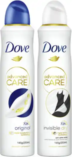 IGA Dove Advanced Care Antiperspirant Deodorant Selected Varieties offer