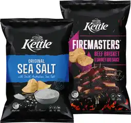 IGA Kettle Potato Chips 135‑165g Selected Varieties offer