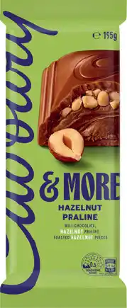IGA Cadbury & More Hazelnut Praline Chocolate Block offer