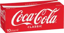 IGA Coca-Cola, Sprite or Fanta 10x375mL Selected Varieties offer