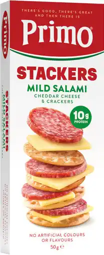IGA Primo Stackers or Trios 45‑57g Selected Varieties offer