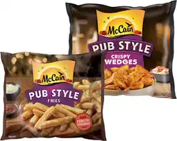 IGA McCain Pub Style Wedges or Fries 750g Selected Varieties offer