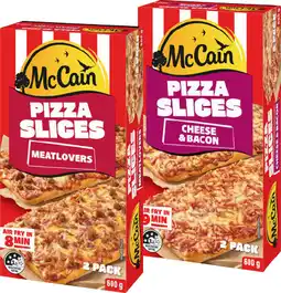 IGA McCain Pizza Slices Selected Varieties offer