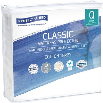 BIG W Protect-A-Bed Cotton Terry Waterproof Mattress Protector offer