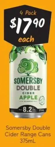 Cellarbrations Somersby Double Cider Apple offer