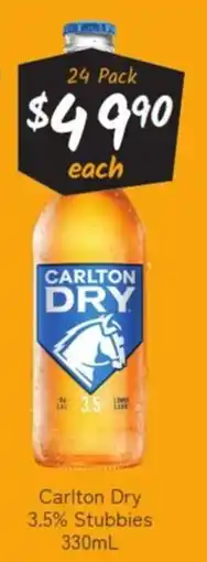 Cellarbrations Carlton Dry offer