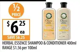 Supabarn Herbal Essence Shampoo & Conditioner offer