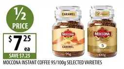 Supabarn Moccona Instant Coffee Selected Varieties offer