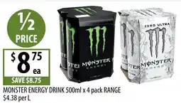 Supabarn Monster Energy Drink offer