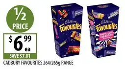 Supabarn Cadbury Favourites offer