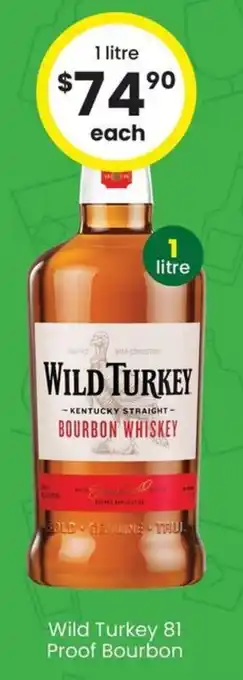 Wild Turkey 81 Proof Bourbon