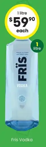 The Bottle O Fris Vodka offer