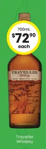 The Bottle O Traveller Whiskey offer