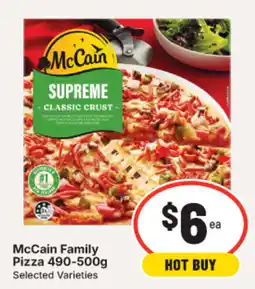 IGA McCain Family Pizza offer