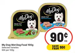 IGA My Dog Wet Dog Food offer