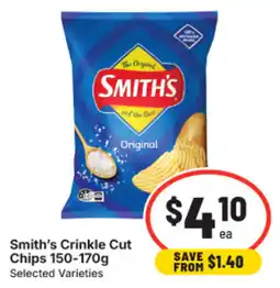 IGA Smith's Crinkle Cut Chips offer