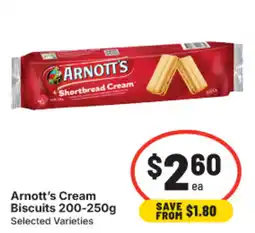 IGA Arnott's Cream Biscuits offer